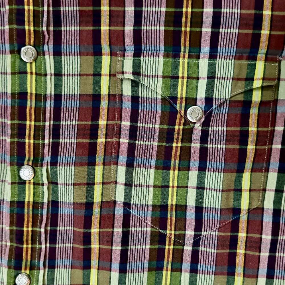 Vintage Polo Ralph Lauren RL Western Plaid Shirt- Men's Size XL - VERY Good Cond - Picture 7 of 14